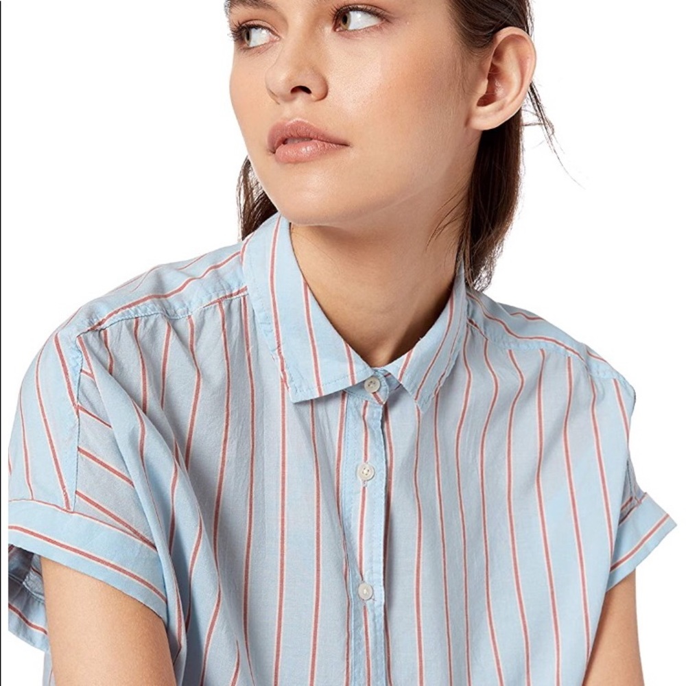 🆕Goodthreads Poplin Button-Front Shirt - Picture 3 of 4